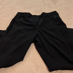 Sag Harbor women’s black dress pants 14p